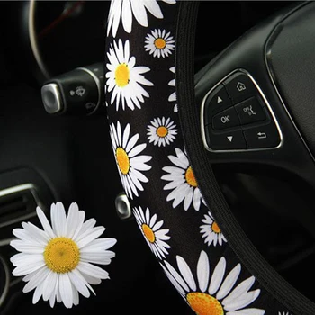

Elastic Steering Wheel Cover Car Steering Wheel Cover Daisy Newest Protable