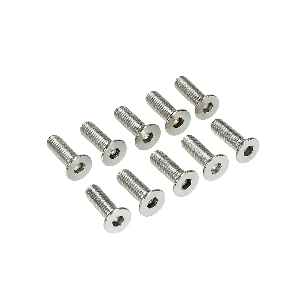 10PCS Universal Billet Aluminum Fender Bumper Washer Bolt Engine Bay Dress Up Kit Screw Bolt Car Styling