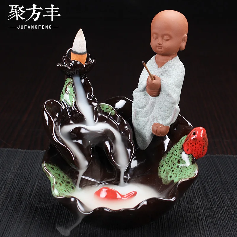 

2019 Sale Real Encens Incenso Queimador Humidifier Backflow Aromatherapy Furnace Ceramic Handicraft Dechua Jufangfeng Wholesale