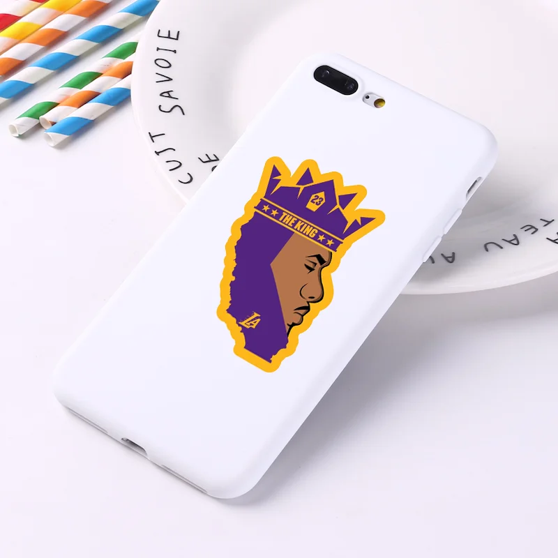 LeBron king James 23 Лос-Анжелес мягкий чехол для телефона из ТПУ чехол для iPhone11 pro 5 5S se 6 6s X Xs XR MAX 7 8 plus - Цвет: W-2288