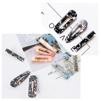 

1 Set Crystal Epoxy Resin Mold Hair Pin Casting Silicone Mould DIY Crafts Jewelry Making Tool