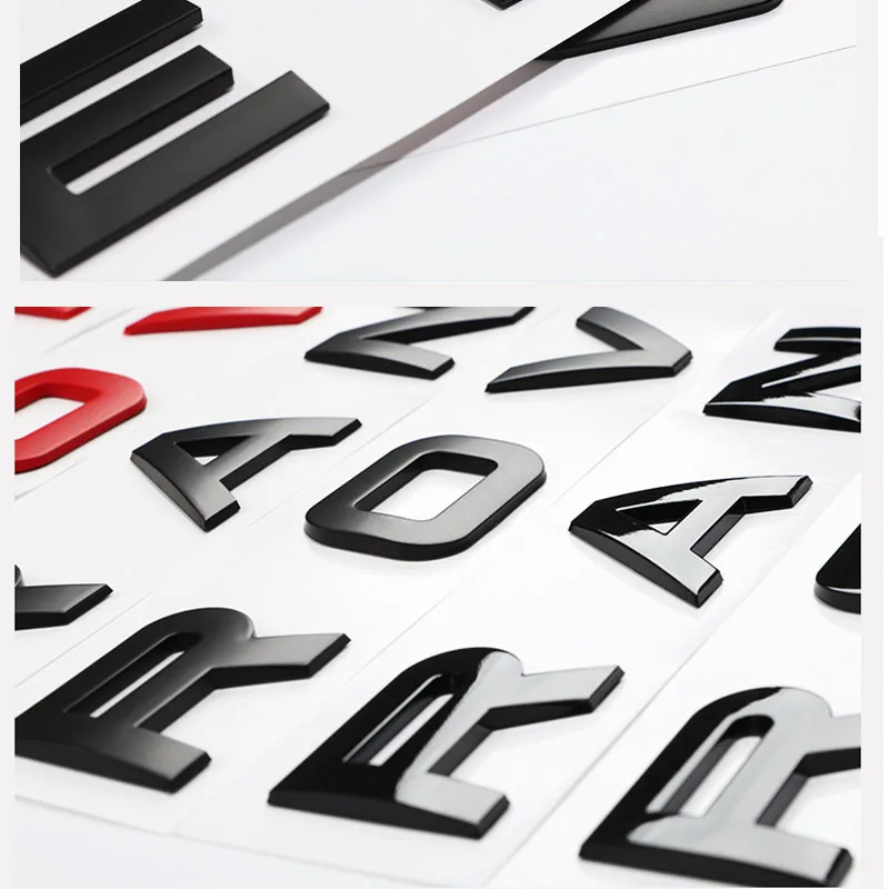  ABS Chrome Car Styling Trunk Logo Letters Emblem Badge Sticker Cover For Range Rover Sport Evoque