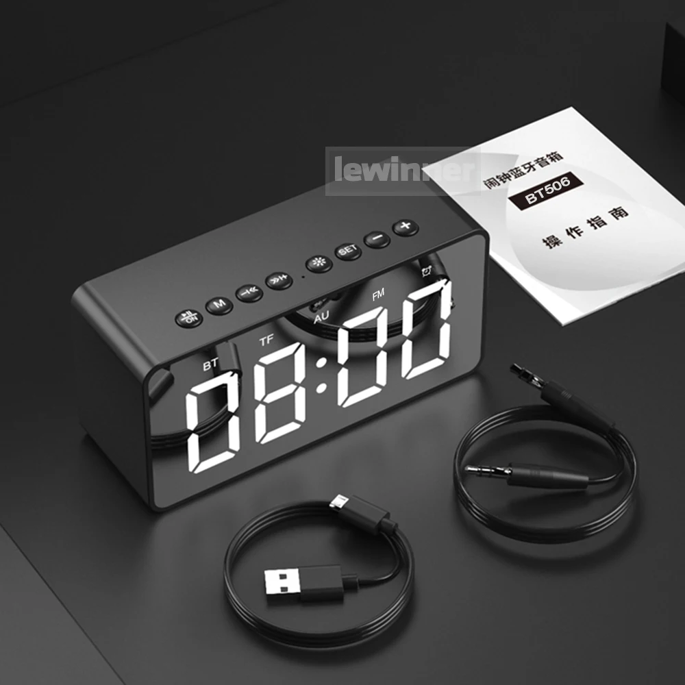 Lewinner Портативный Bluetooth Динамик супер бас Беспроводной стерео s Поддержка TF AUX