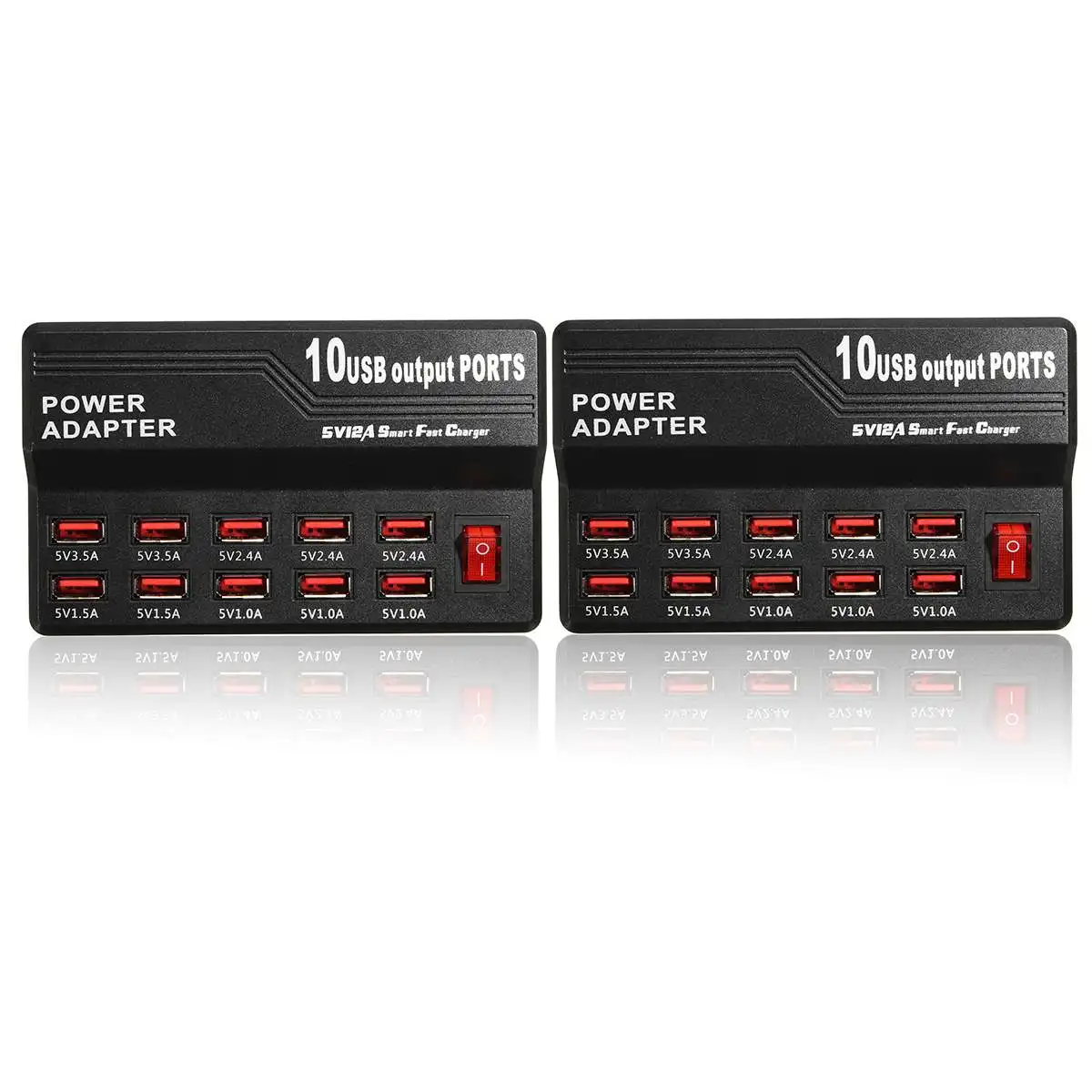 10 портов usb зарядная станция адаптер питания быстрое зарядное устройство настенное дорожное настольное зарядное устройство для мобильного телефона s для планшета телефона MP3