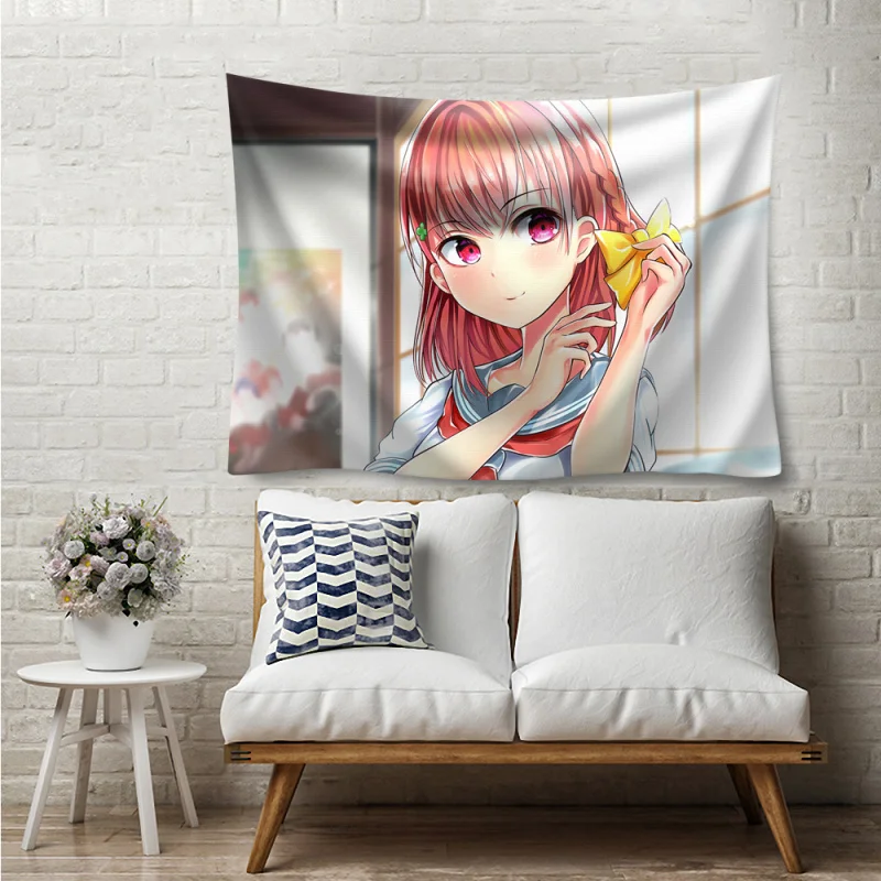 Love Live гобелен настенный японский аниме Арт полиэстер гобелен, ковер одеяло 200X150 см Декор для спальни для детей подарок большой