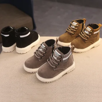 

2 Style Inside Material Plush Kids Winter Boots Cotton Fabric Spring Autumn Children Shoes Baby Toddler Boys Girls Boots C10012