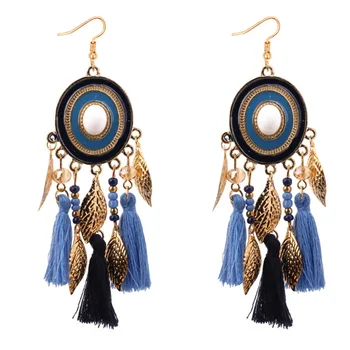 

LO-3 New 2020 original design fashion simple personality long style Tassel Earrings for women