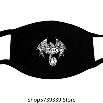 

Mosaic Dragon-Dungeons & Dragons Mask Funny Mask Washable Reusable Mask