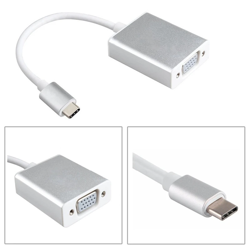 USB 3,1 type-C к HDMI VGA USB 3,0 USB-C зарядный концентратор с 3,5 аудио адаптером для MacBook Xiaomi 9 samsung S9 huawei P30