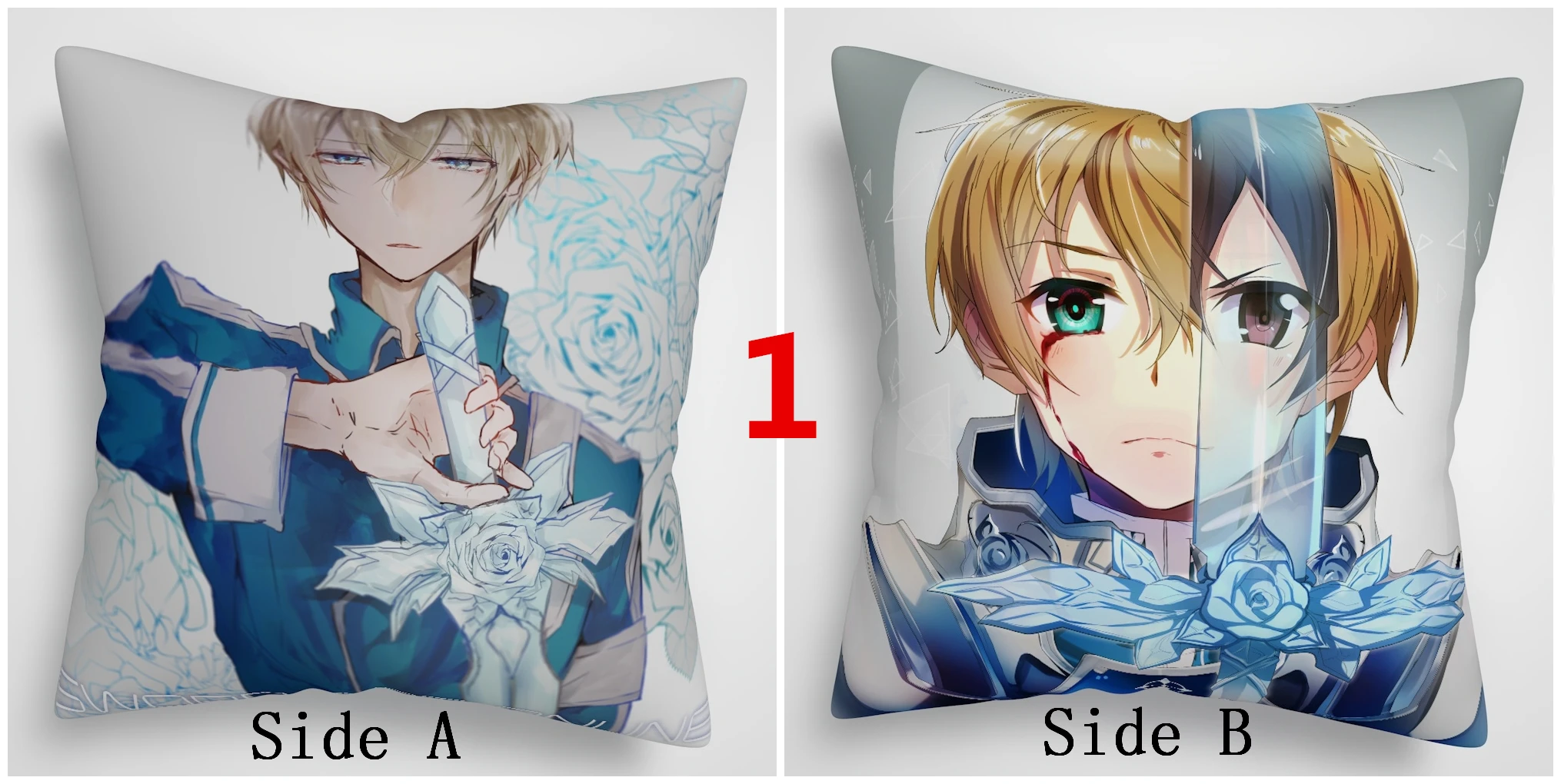 Sword Art онлайн Алисия аниме Двусторонняя диванная подушка крышка