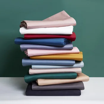 

1 pair Solid color 60S Egyptian long-staple cotton pillow case, Dakimakura pure cotton satin Pillow covers decorative 48*74cm