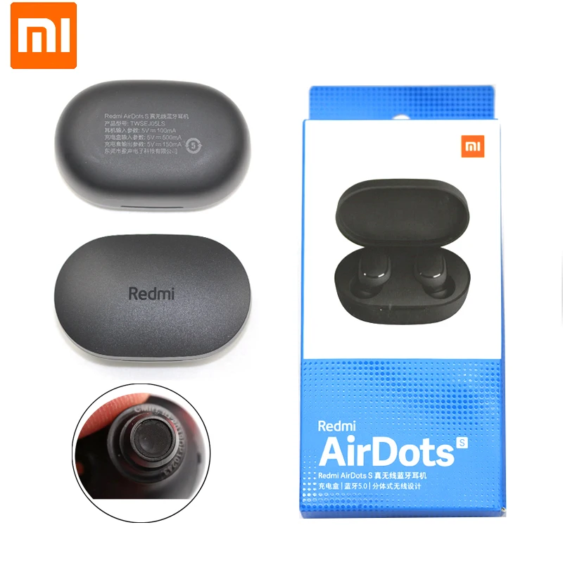 40 pieces/lot Original Xiaomi Redmi AirDots S TWS Wireless Stereo Bluetooth 5.0 Earphone