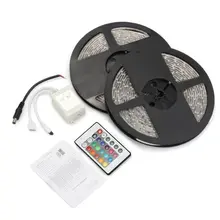 Ленточный светильник RGB SMD 3528 600 светодиодный DC 12V гибкий водонепроницаемый 10M 2x5 Command 24