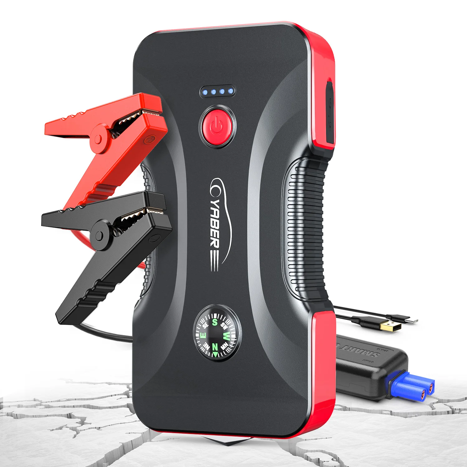 Yaber Ya10 Car Jump Starter 800a 12800mah Portable Battery Jump Starter
