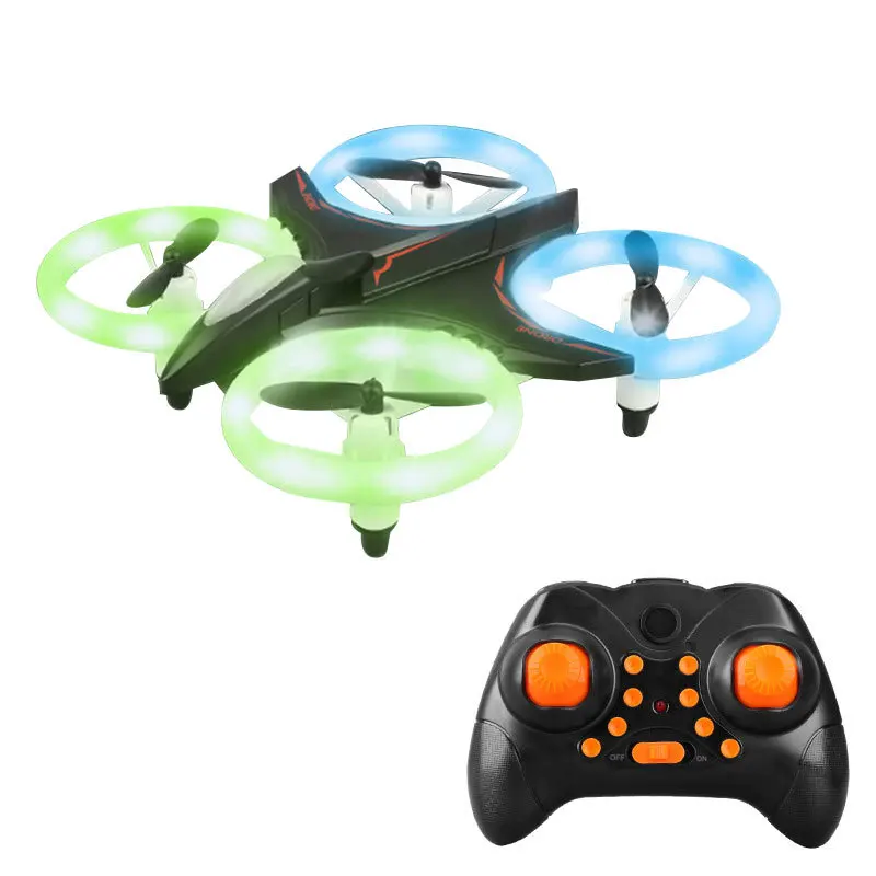 

DWI D6 Colorful Night Light Remote-controlled Unmanned Vehicle Set High Mini Aircraft Children Shining Helicopter Plane Toy