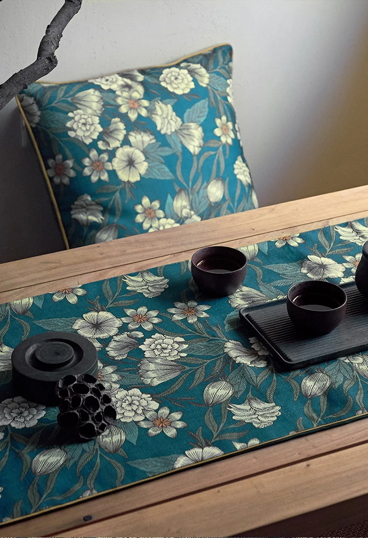 star flower christmas decorations for home table runner floral table runners modern
