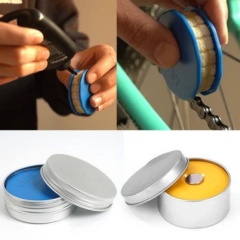 

Reusable Bicycle Roller Chain Oiler Round Roller Magnetic Bike Chain Lubricant Lubricating Cleaner Bicycle Repair Tools