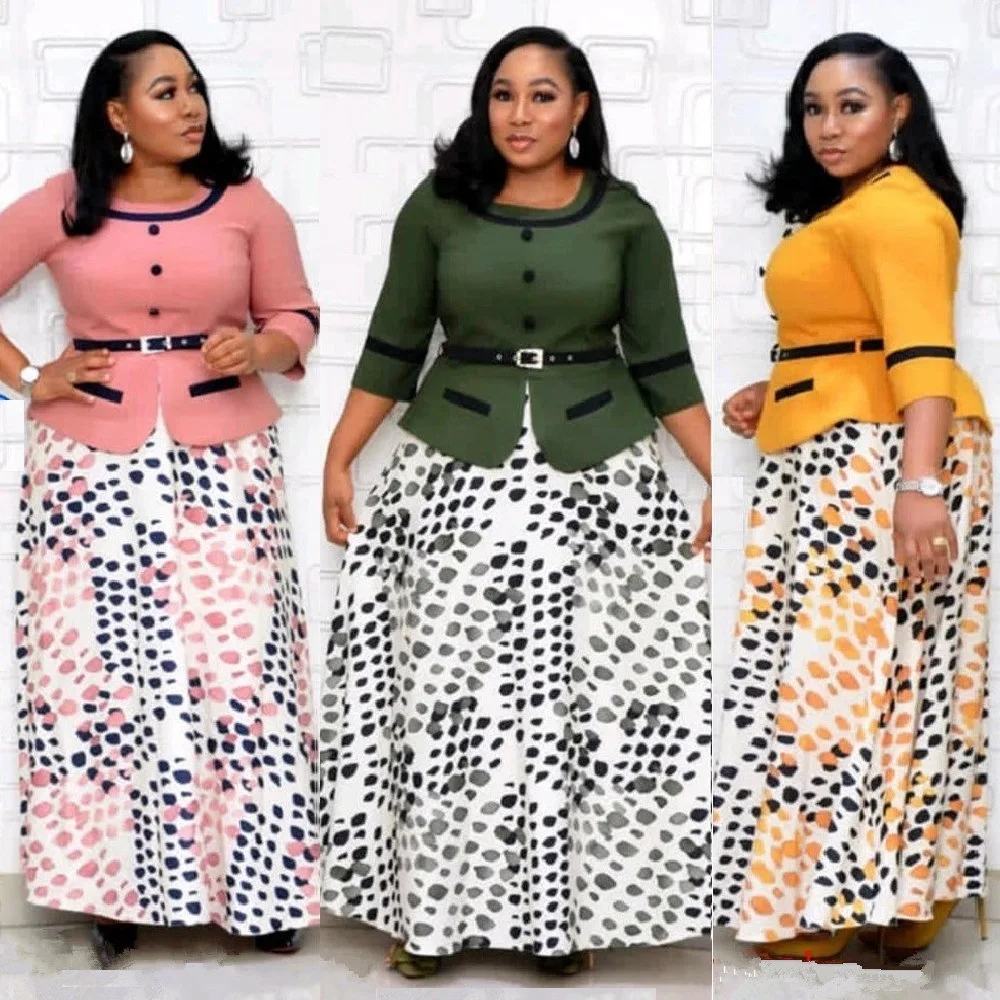 

African Dresses for Women 2XL-6XL Plus Size Christmas Dress Winter Dashiki Robe Femme Party Maxi Dress African Clothes