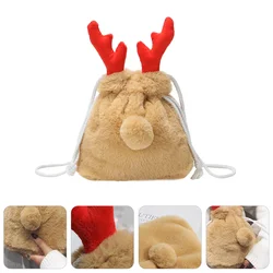 1pc bolsa de ombro elegante balde saco chique mensageiro saco cordão balde saco