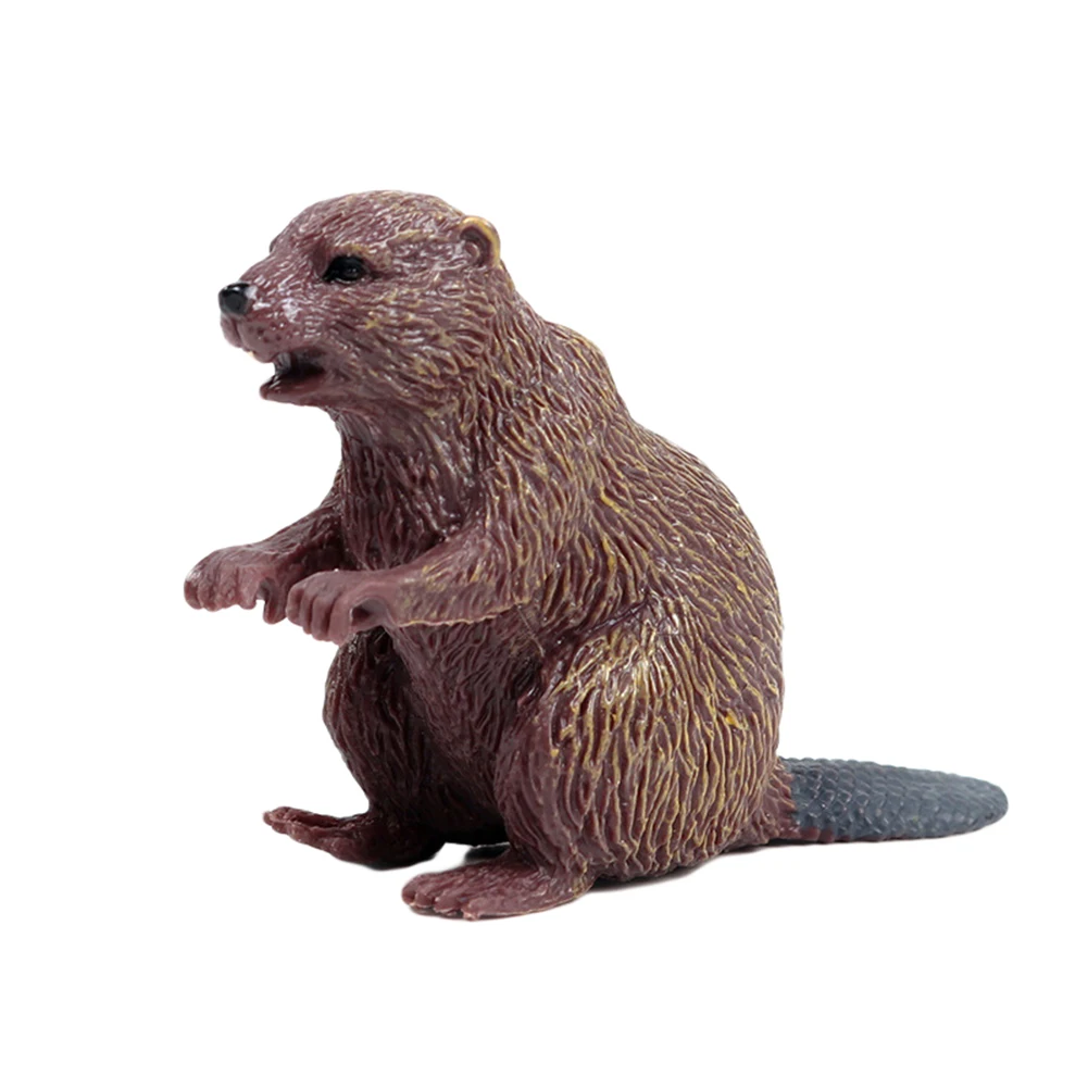 Simulation Badger Wild Animal Action Figure Figurine Desk Ornament Kids Toy