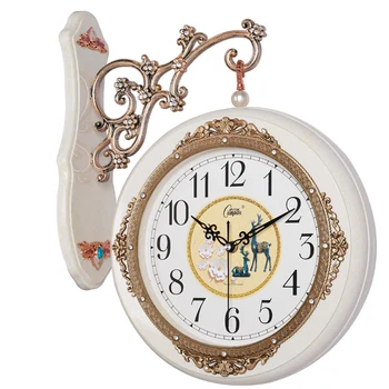 

Nordic Outdoor Wall Clock Electronic Modern Design Luxury Living Room Wall Clock Europe Style Orologio Da Parete Wall Watch JJ