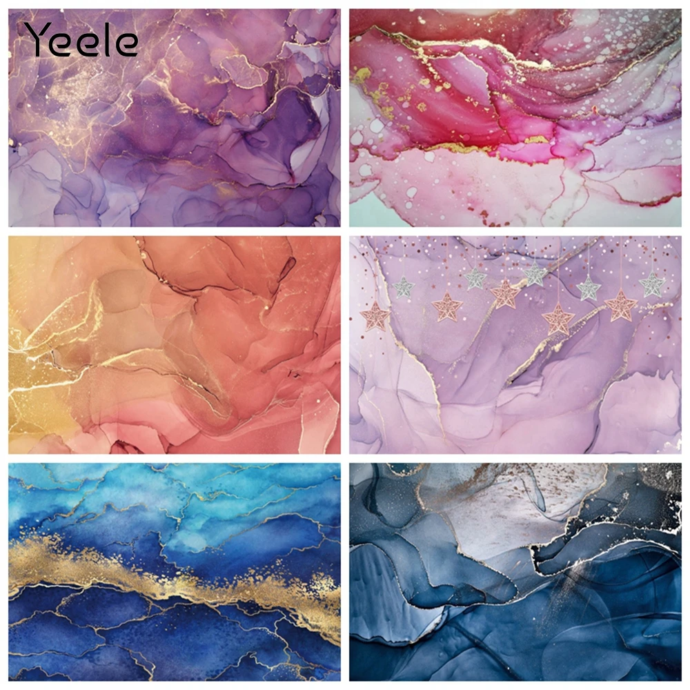 

Yeele Marble Backdrop Baby Birthday Grunge Vinyl Photography Background For Photo Studio Photographic Photophone Photozone Props