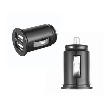 

Hot Micro Auto Universal Dual 2 Port USB For iPhone iPad iPod 3.1A Mini Adapter / Cigar Socket Black