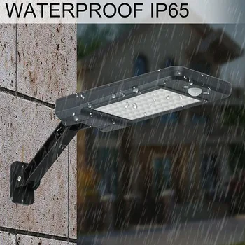 

60 LEDs Solar Light Waterproof Infrared Human Sensing Garden Wall Lamp Bathroom Emergency LED Night Light