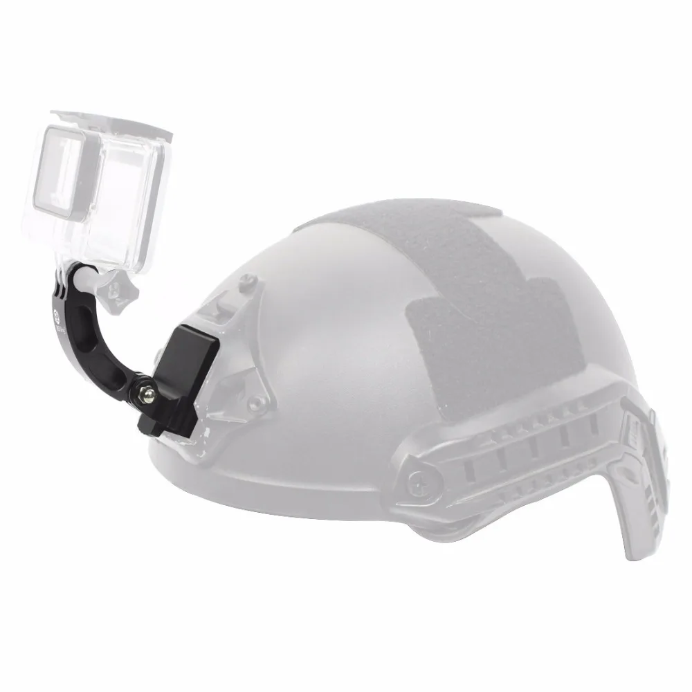 BGNing Алюминиевый шлем NVG Кронштейн удлинитель с винтовым основанием Универсальный адаптер для Gopro YI Sjcam EKEN Спортивная камера