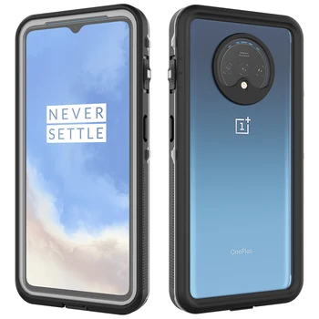 

For OnePlus 7T Case IP68 Waterproof 360 Degree Protection Dustproof Armor Swimming Cover For One Plus 7T 1+ 7T Case Underwater