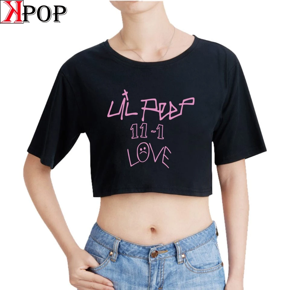 Lil, открытый укороченный топ, хлопок, Женская Сексуальная футболка, милая новая футболка с коротким рукавом, верхняя одежда, модная летняя футболка
