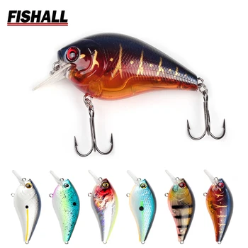 

Square Bill LC 1.5 2.5 Crankbait Wobbler Rattle Sound 60mm 70mm Floating Crank Lure Bait for Bass Fishing