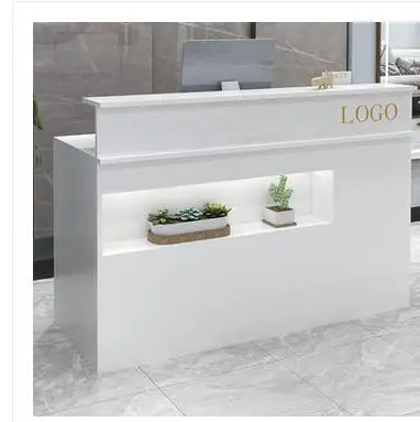 Bar counter Cashier counter simple modern shop small clothing beauty salon barbershop hair salon reception desk