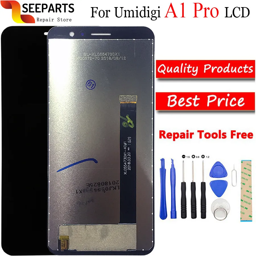 

For UMIDIGI A1 PRO LCD Display+Touch Screen Assembly Repair Parts Replacement Accessories For UMI A1 PRO lcd