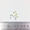 Eruifa 30pcs 4mm Mini Star Zinc alloy Jewelry DIY Charms Pendant Necklace,Eearrings  2 Colors ► Photo 3/6