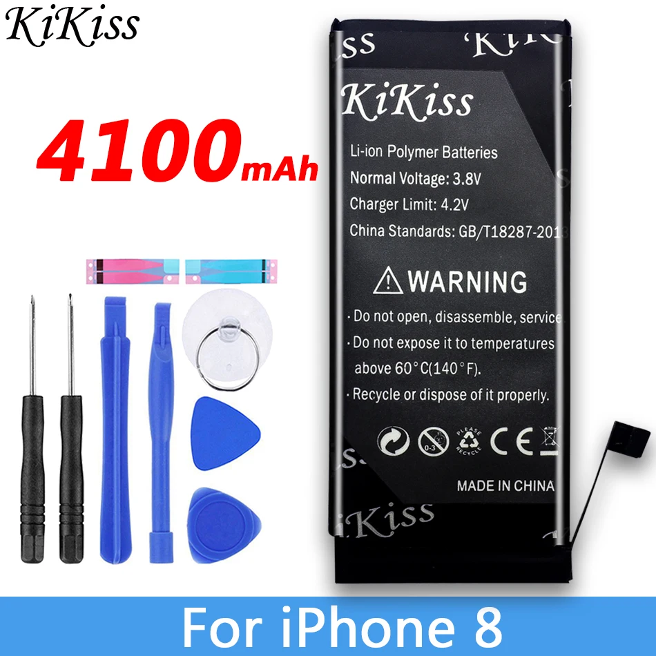 Бесплатный подарок KiKiss батарея для iPhone 7/7 Plus/8/8 Plus запасная батарея для мобильного телефона для Apple iPhone 7 7plus 8 8plus - Color: For iPhone 8