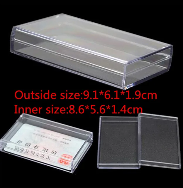 1pc Small plastic box rectangular transparent 12.2*6.2*2.3cm PP Storage  Collections Container Box Case Sundries plastic box - AliExpress