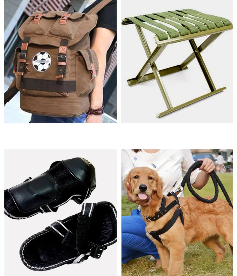 20mm Canvas Ribbon Belt Bag Cotton Webbing Polyester/Cotton Webbing Knapsack Strapping Sewing Bag Dog Collar Accessories