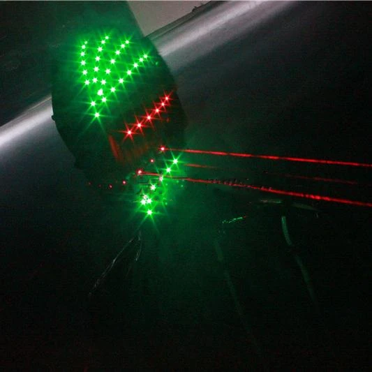 

Зеленые маски с подсветкой для ночного клуба, сцены, красный лазерный череп, маска для костюма, реквизит, светодиодная светящаяся маска на Хеллоуин и Рождество, косплей реквизит