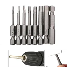 

8PC Magnetic Hex Head Wrench Drill Bit Screwdriver Set 1/4 " Shank Metric 1.5/2/2.5/3/4/5/6/8mm Professional Precision Drive