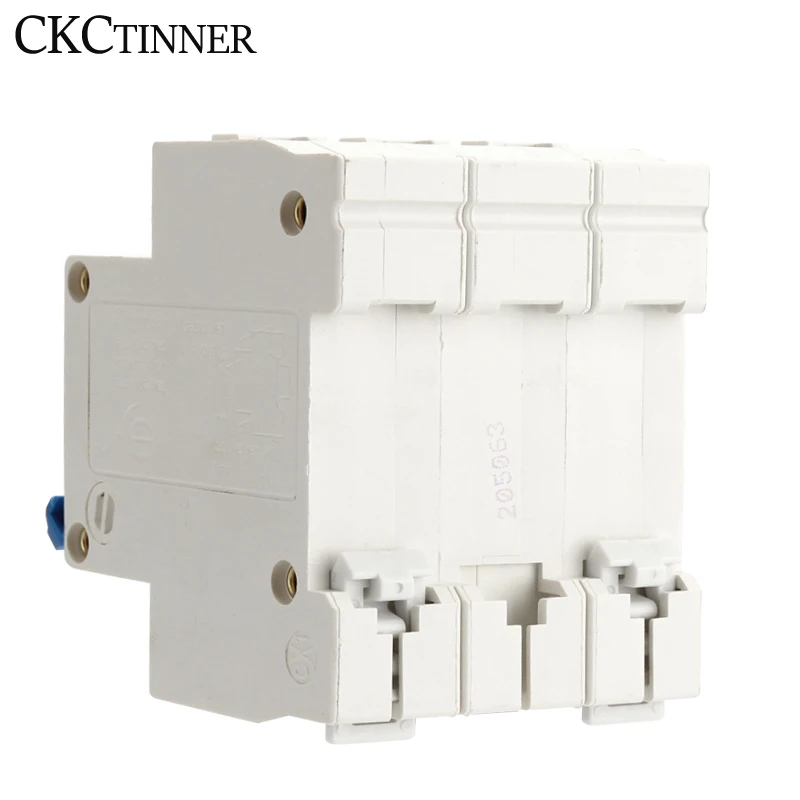 DZ47-63 3 Pole 6A/10A/16A/20A/25A/32A/40A/50A/63A 400V C Type Circuit  Breaker MCB 35mm Din Rail Mount Breaking Capacity 4500A - AliExpress