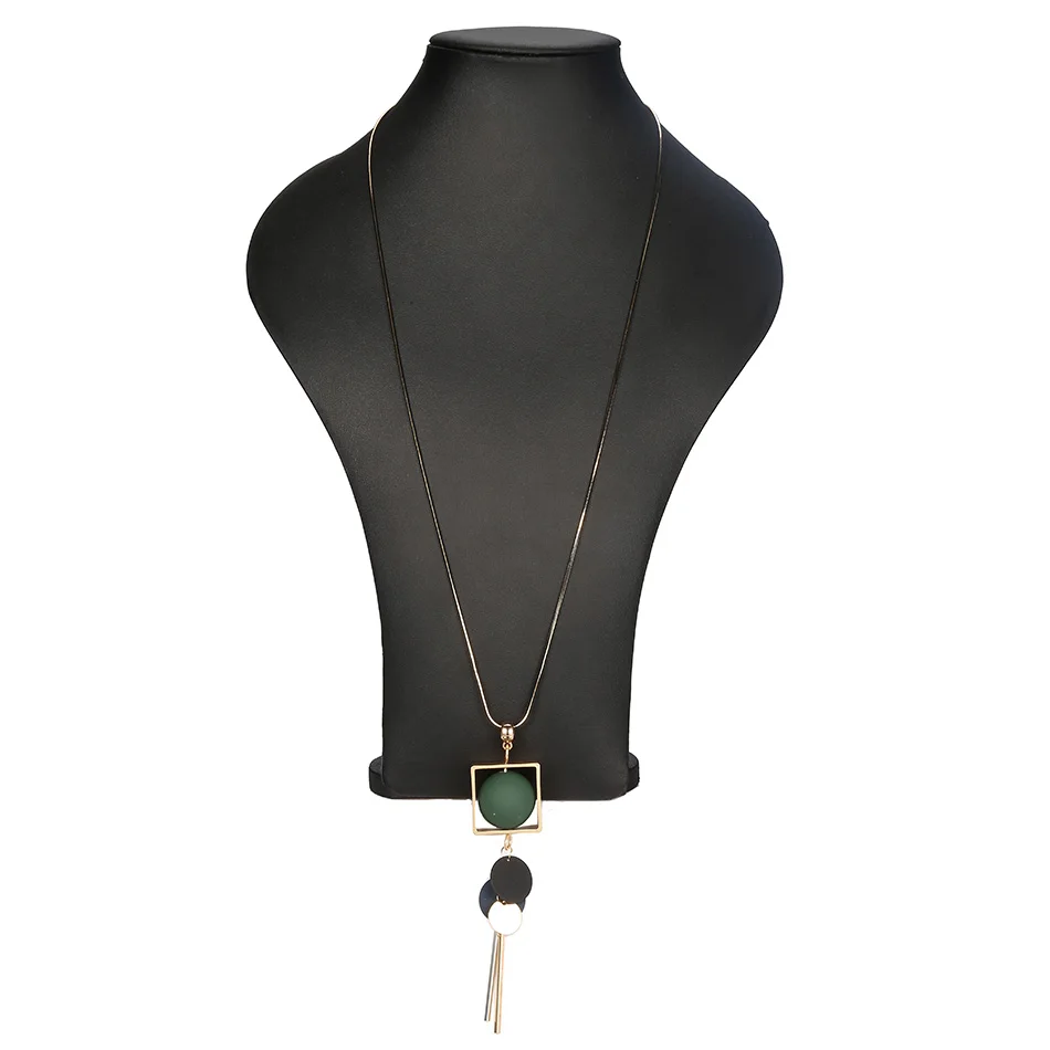 Подходящее женское ожерелье длинное ожерелье для свитера и подвески ожерелье из деревянных бусин для женщин ювелирные изделия YJZ-40