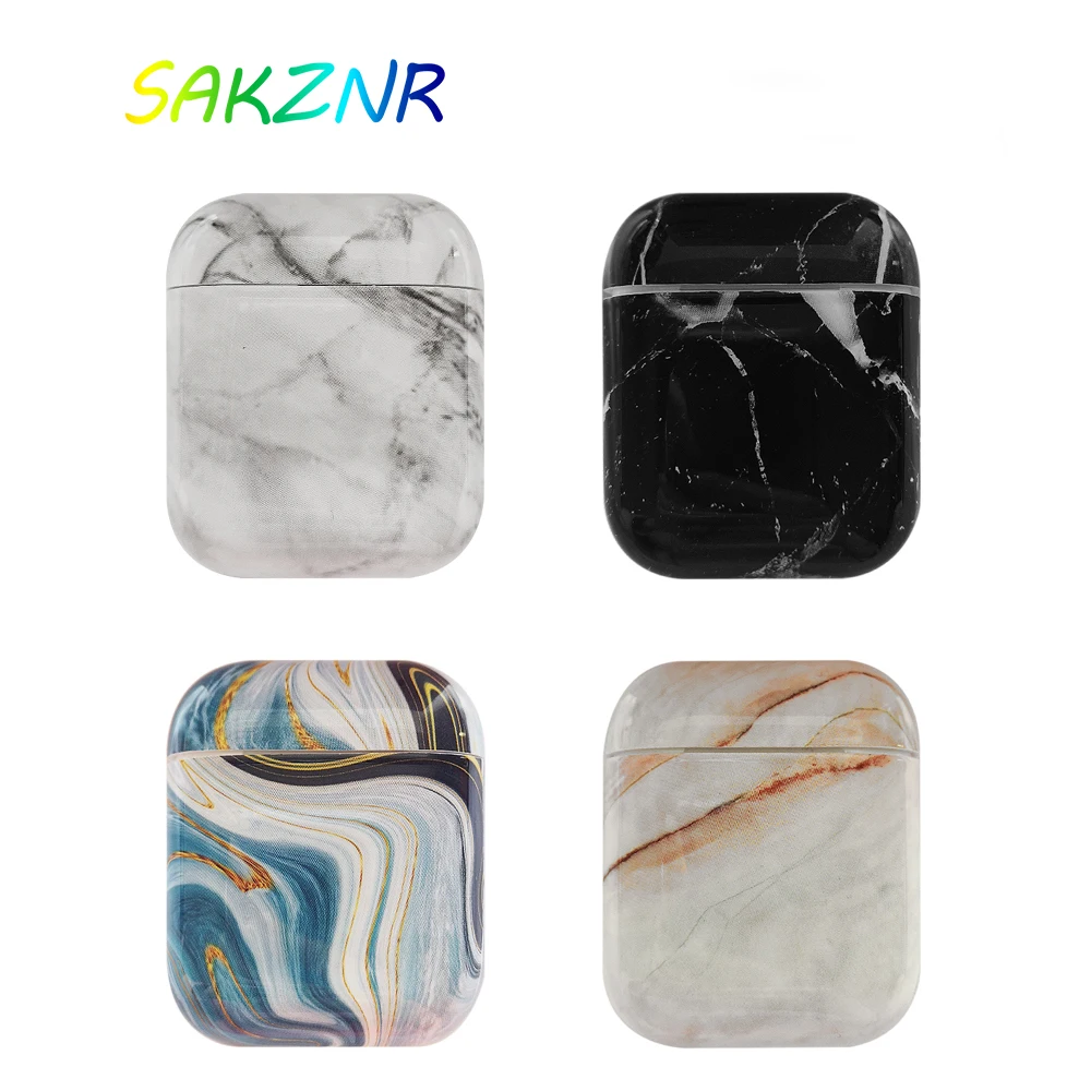 

Earphone Cover For Apple Airpods Case Marble Cute Cover For Apple Airpods 2 1 Case Accessories Headphone For Air Pods Case Box