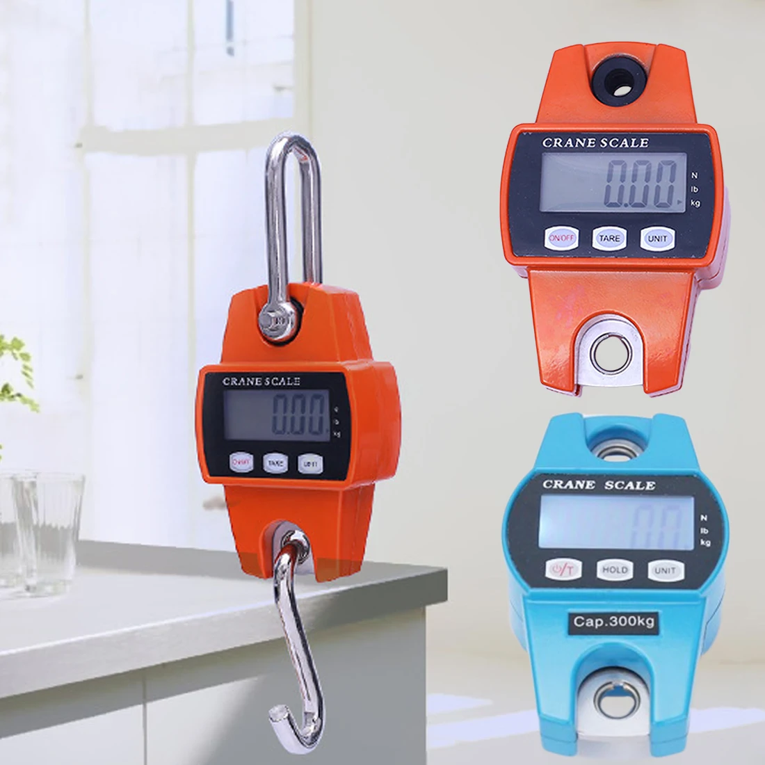 

Outdoor Portable Hot Fishing Scale Mini Digital Crane Scale with Accurate Sensor for Farm Hunting Bow Draw Weight