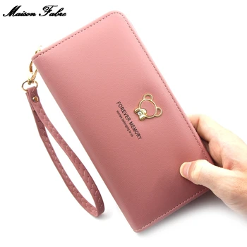 

Maison Fabre Women's Clutch Bag Zipper Bag Simple New Coin Bag Card Bag Women's Coin Purse Card Package Big Fashion Wallet