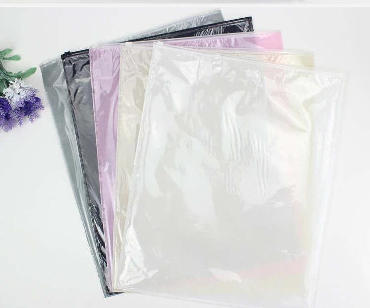 20 pieces s Frosted Transparent Clothing Storage Packaging Zipper Plastic Pouch Matte Reusable Zip Lock Package Dress Self Stock | Дом и сад