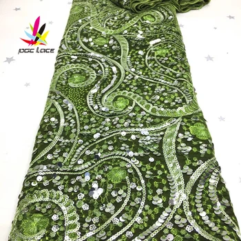 

Velvet Sequin Lace High Quality Royal Blue Sequin Latest Embroidery Fabric Party Asoebi Nigeria African 2020 Good Price