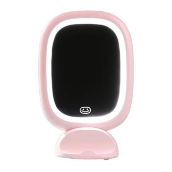 

Detachable LED Makeup Mirror Rechargeable Wall Hanging Mirror Student Dormitory Makeup Mirror with Phone Holder MJJ88