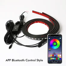 

Car Flexible Underglow Strip Light LED Underbody APP Control RGB Neon Lights Dream Color Auto Decorative Ambient Atmosphere Lamp