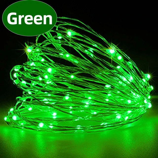 Гирлянда Фея светильник Рождественский светильник уличный luces led decoracion luces de navidad новогодний декор гирлянды год - Испускаемый цвет: Green